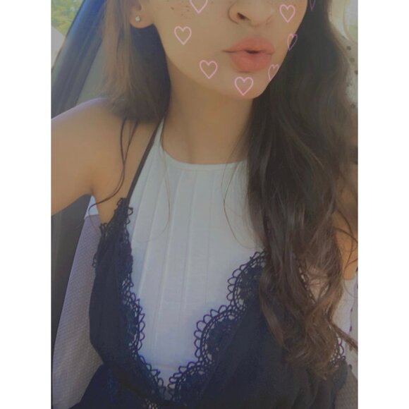 Forever 21 Black Lace Halter Romper - Picture 5 of 5